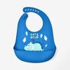 Silicone World 1PC Waterproof Bibs Baby Kids Stuff Cute Cartoon Printed Kids Bib Adjustable Soft Silicone Bib Baby Feeding Stuff
