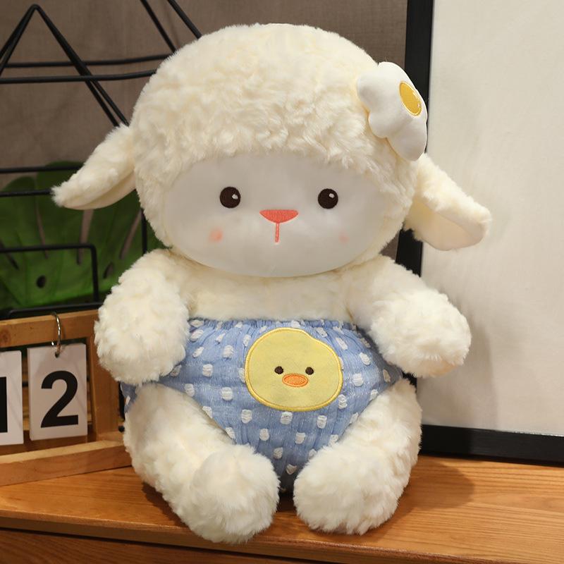 

Плюшевая подушка «Счастливый ягненок» - Милая спящая кукла и подарок на День святого Валентина для девочек 25 cm