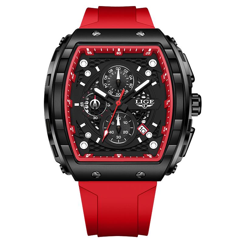 LIGE Top Brand Luxury Watches Men Sport Waterproof Quartz Mens Watch Military Luminous Dive Wristwatch Male Reloj Homre