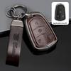 Genuine Leather Key Case for Cadillac XT5, CT5, XTS Key Fob - Unisex Design with Buckle