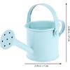 VANZACK 4Pcs Iron Watering Can Kids Watering Can Mini Sprinkler Bucket Kids Gardening Water Pot Mini Watering Can for Garden Yarde Home Plants Flower