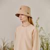 Daks Women Beige Check Reversible Bucket Hat With Embroidery Dbhe5e119i2