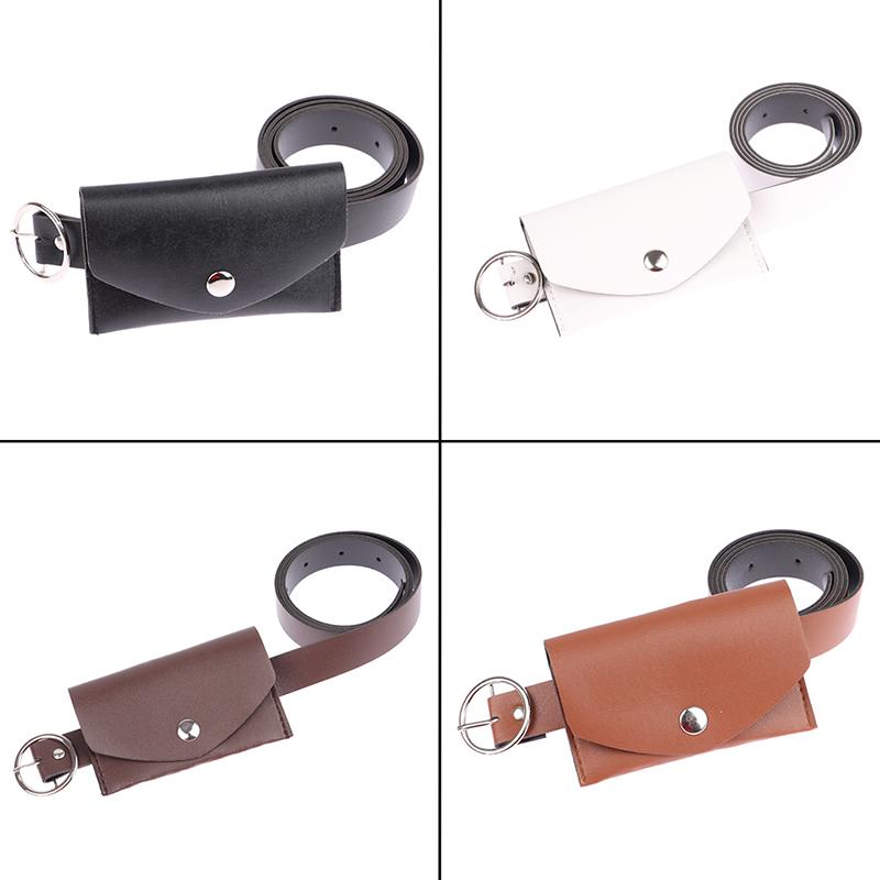 100Cm Waist Belt Adjustable Pu Waist Pack Metal Buckle Wallet Phone Pouch Ladies Decorative Belts Salesperson Work Bag