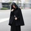 Women Trench Coat Open Front Cardigan Jacket Coat Shawl Cape Cloak Mantle Plus