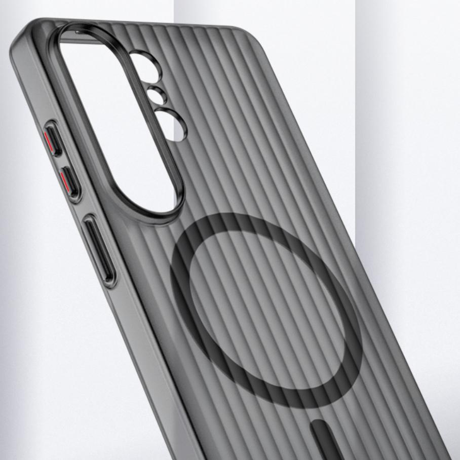 Luxury for Magsafe Frosted Case for Samsung Galaxy S25 S26 Ultra Edge S23 S24 Plus Magnetic Wireless Charging Hard PC Thin Cover