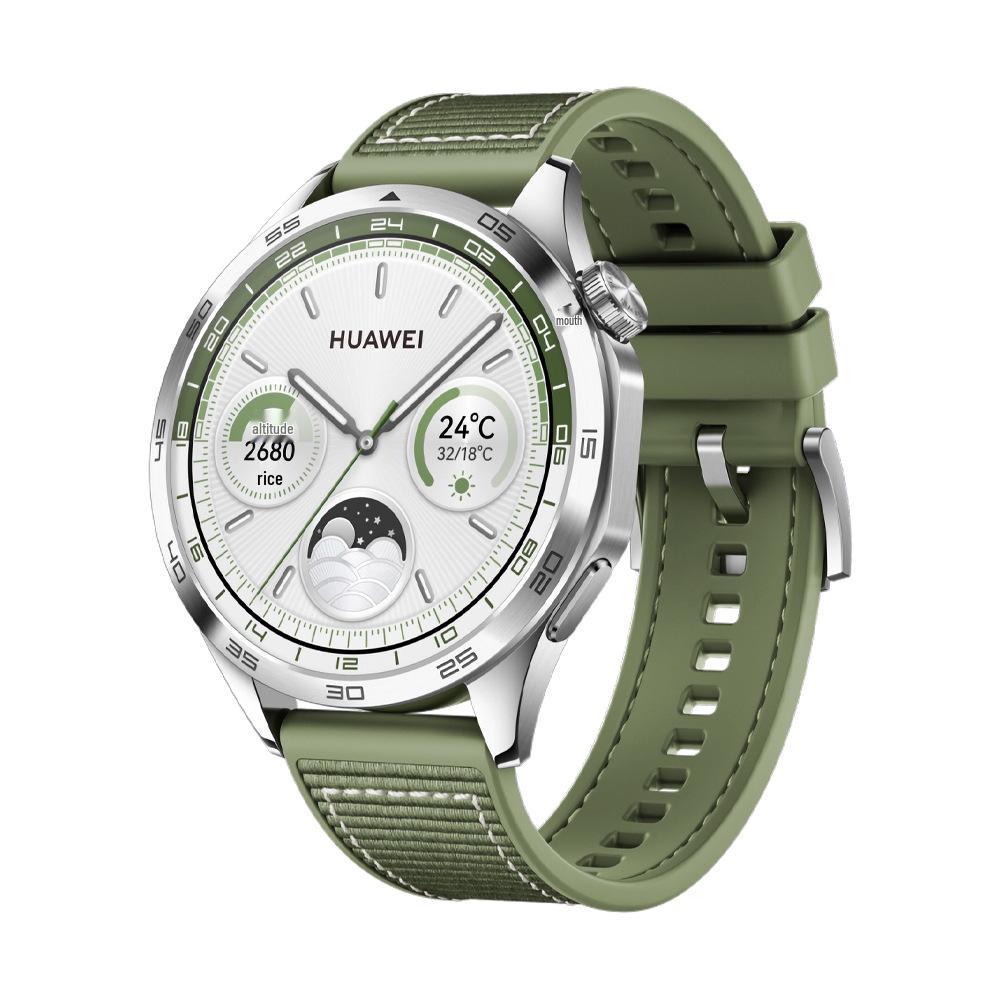 Universal Band for Huawei GT4 Watch: Nylon Braided Silicone Composite, 22mm