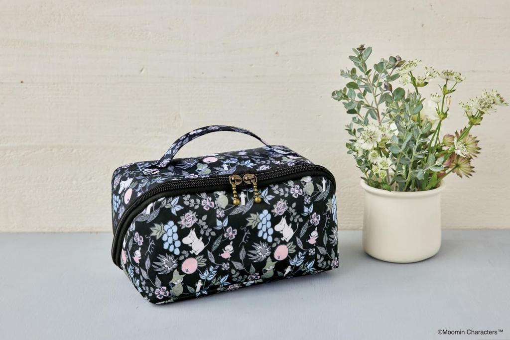 MOOMIN Pouch That Opens Wide for Easy Viewing of Contents BOOK Large-capacity ([Variety])