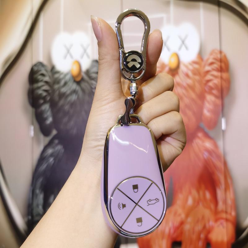 2020 Nio ES6/EC6/ES8 Car Key Protective Case - Full-Wrap High-End Simple Shell for Women