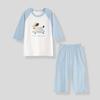 Girls' Air-Conditioned Pajama Set: 7-Point Sleeve & Pants, Ages 2-15, Sizes 80-160cm, Breathable Summer Sleepwear