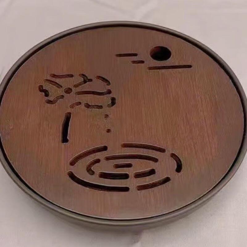 Double-Layer Bamboo Tea Tray