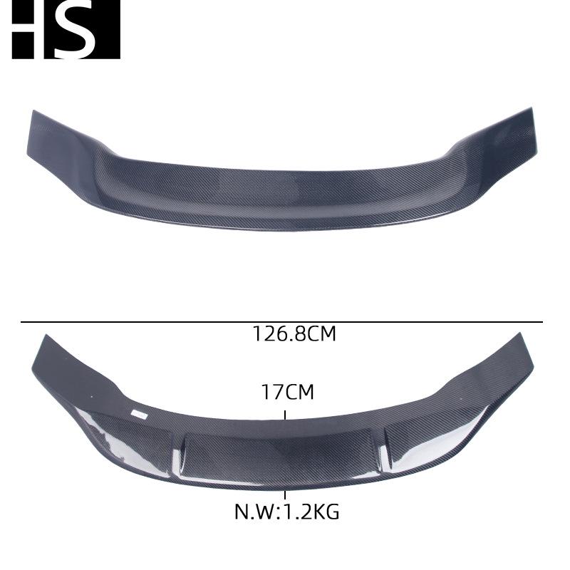 R Style Carbon Fiber Rear Spoiler for 2016-2022 Mercedes-Benz C-Class W205 (2-Door)
