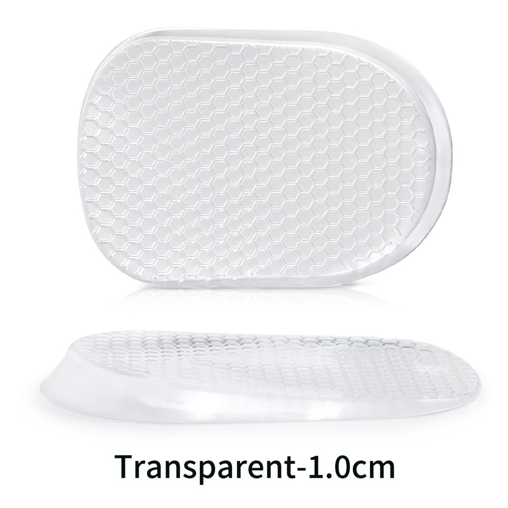 Honeycomb Anti-Slip Heel Half Insoles for Men & Women, Self-Adhesive Shock Absorbing Comfort Heel Pads to Relieve Heel Pain
