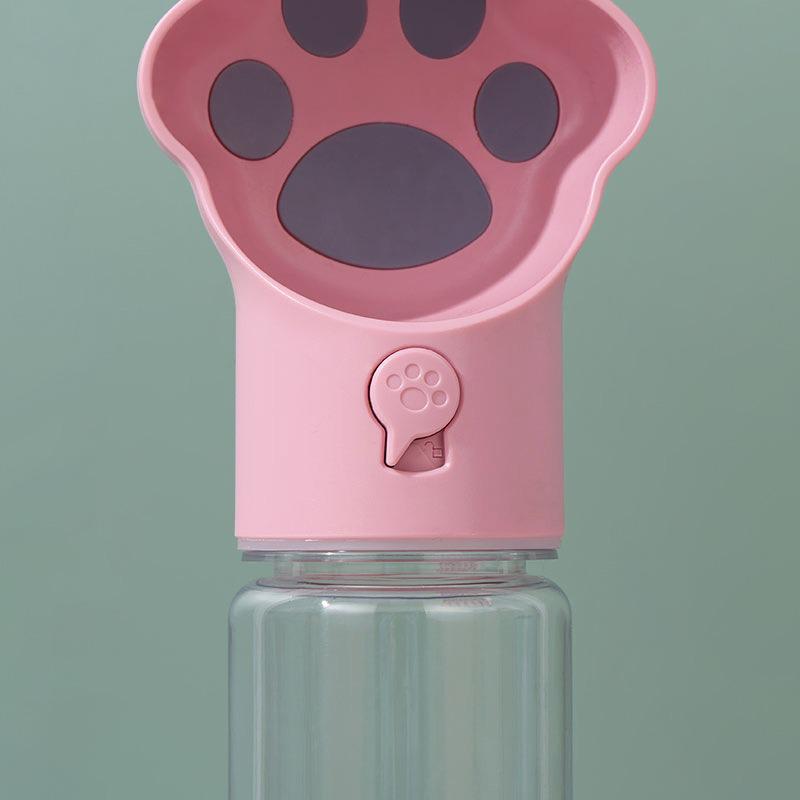 Portable Pet Water and Food Bottle for Outdoor Travel - Dog & Cat Hydration Dispenser