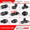 PE Pipe Fittings: Quick Connectors for Tap Water, Heat-Free Valve, Elbow, Tee, 4 and 6 Point Connections