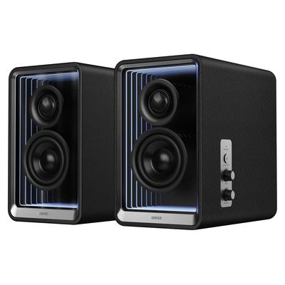 Edifier QR65 Kabelloser Lautsprecher Maximale Leistung 70 W Lichteffekt Bluetooth Hohe Auflösung Kompatibel LDAC GaN Ladeausgang Ständer enthalten Schwarz