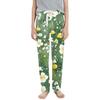 Womens Pajama Pants Sleepwear Casual Drawstring Elastic Waist Pants Comfy Straight Yoga Loose Trousers
