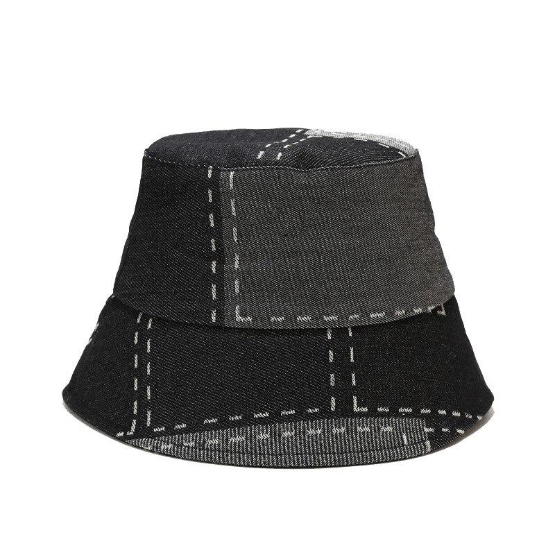 Denim Bucket Hat Foldable Fishing Hats 