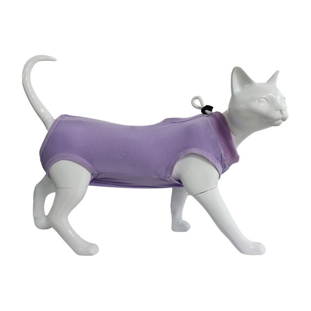 Soft Cat Recovery Suit Anti Bite Cat Neutering Wear Washable Physiological Clothes  Kitten