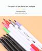 Giorgione Double-Ended Water-Based Fineliner Brush Pens: 24 & 80 Washable Colors