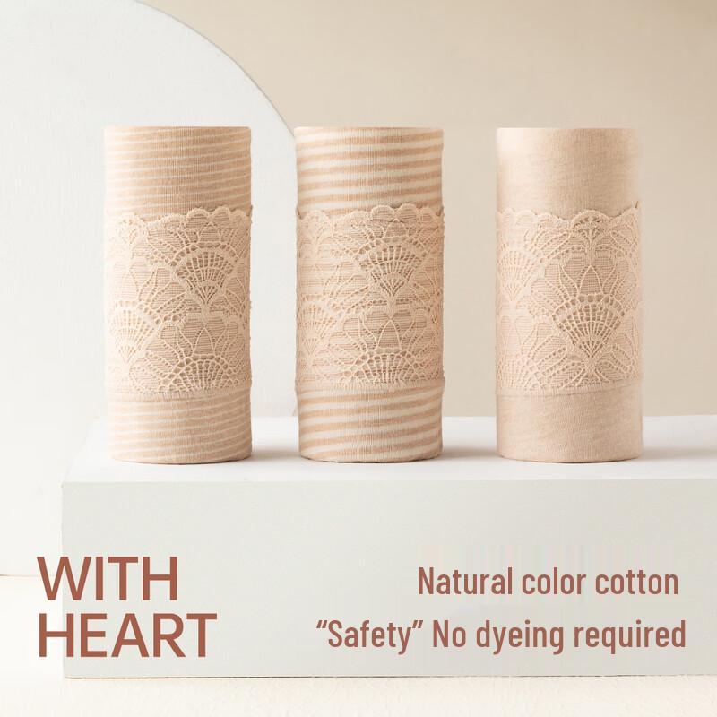 Women's Cotton Striped High-Waist Briefs (3-Pack)