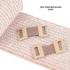 Light Brown Medium Stripe Breathable Elastic Bandage for Compression and Sports Support
