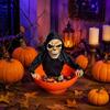 Halloween-Bewegungsaktivierte Süßigkeitenschale mit Ton- und Lichteffekten für Tischdekoration und interaktive Displays