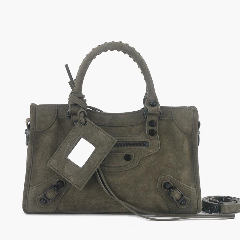 High-Quality Rivet Motorcycle Bag, Maillard Matte