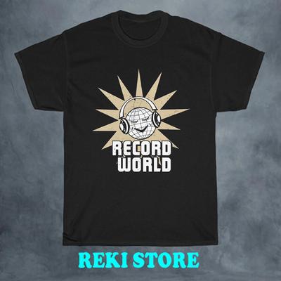 Record World Men's Black Size S-5XL