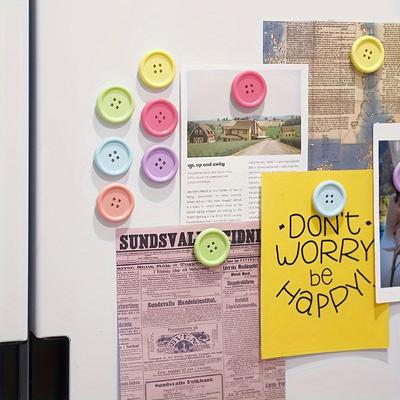 6/12 adet Fotoğraf Duvarı Mesaj Panosu Mıknatıs Ev Dekorasyonu Buzdolabı Manyetik Etiketler Ev Beyaz Tahta Dekorasyonu 3cm