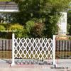 Carbonized Anti-Corrosion Expandable Wooden Fence for Garden, Wedding, or Photography Background