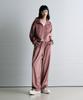 Ledeoli Reverse Logo Velour Track Pants [Ash Rose]