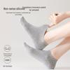 Women's No-Show Cotton Boat Socks - Thin, Anti-Slip, Low-Cut for Spring, Summer, Autumn