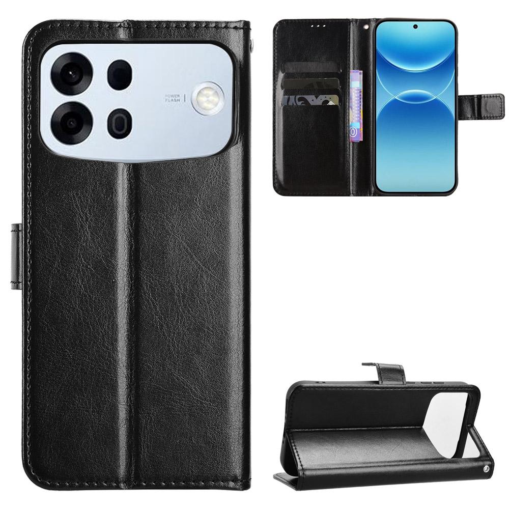 Flip Covers For OPPO A7 Pro Max 5G / OPPO F35 Pro 5G Leather Case [Flip Vintage Leather] Shockproof Durable Retro Phone Case