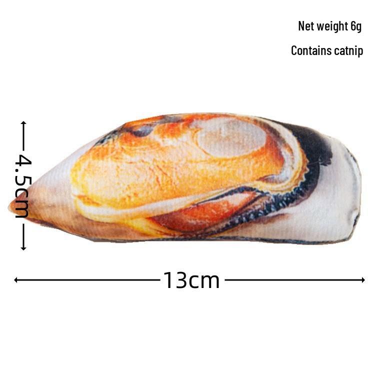 New Catnip Plush Toy: Cat Grass-Infused, Bite & Scratch Resistant, Self-Entertaining Doll for Cats