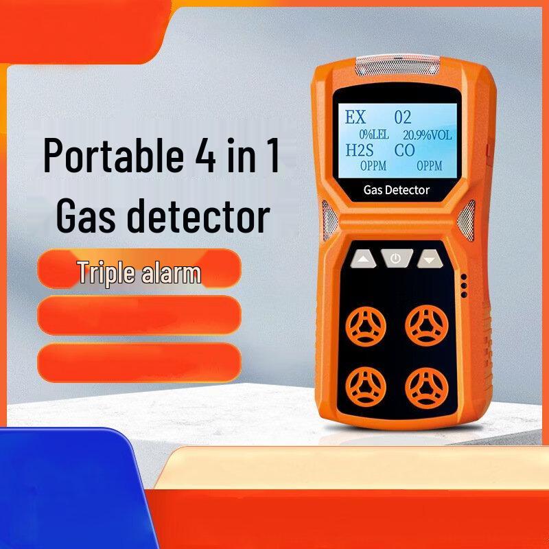 Lieve Portable 4-in-1 Gas Detector and Alarm