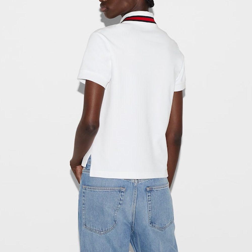 GUCCI Stretch Piquet Polo Shirt 789266-XJGLZ-9692