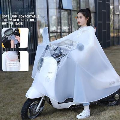 Electric Scooter Raincoats Single/Double-Rider Motorcycle Rain Covers Men's and Women's Adult Thickened Raincoats Electric Scooter Factory Rain Gear