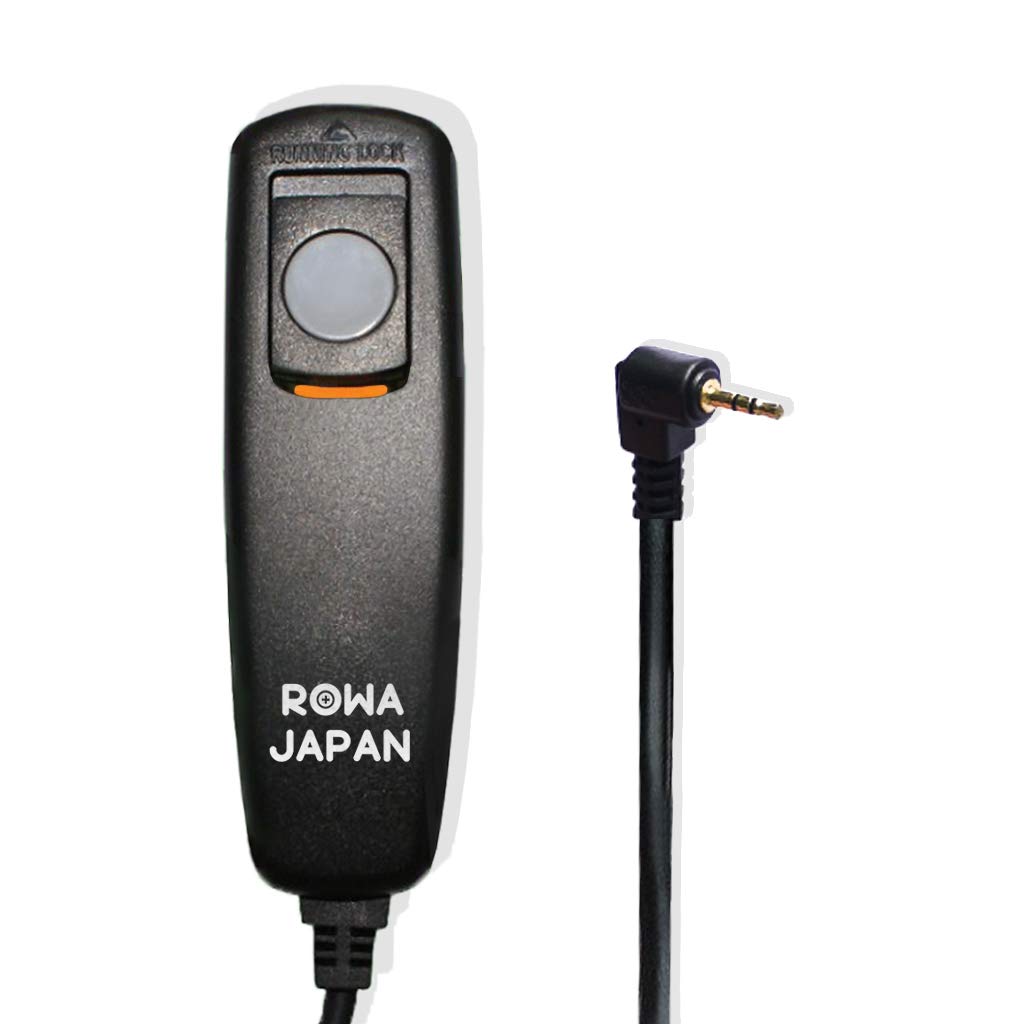 ROWA JAPAN Compatible Shutter Remote Control Cord Release for Canon and PENTAX to RS-60E3 CS-205 [Easy Grip, Beginner-Friendly]