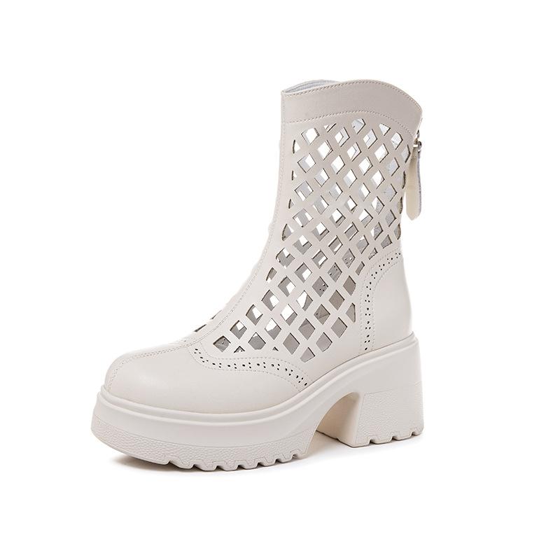 

Hollow Martin women s summer new cm thin breathable short heightened thick-soled cool 40