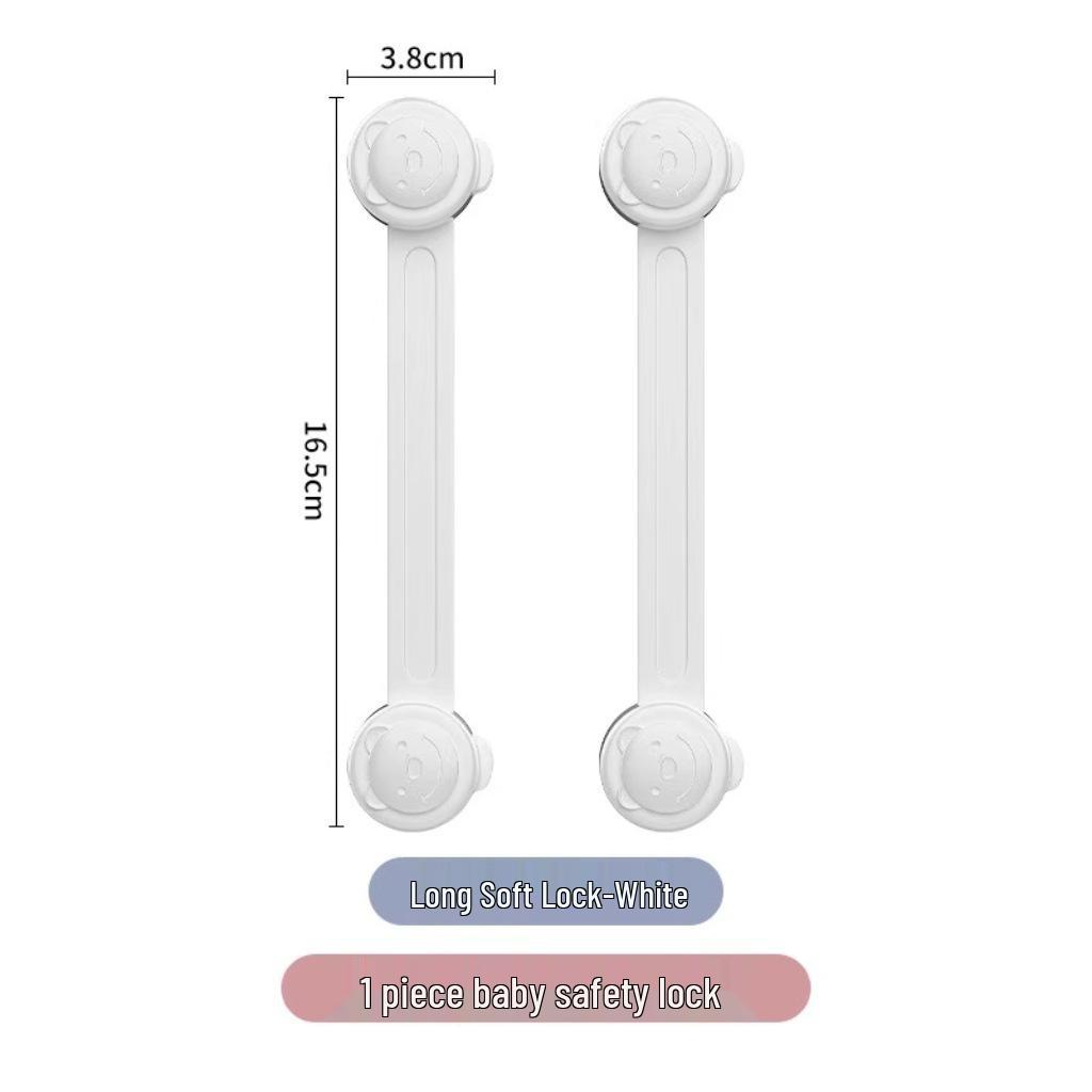 Child Safety Lock: Anti-Pinch Drawer, Cabinet, and Sliding Door Latch