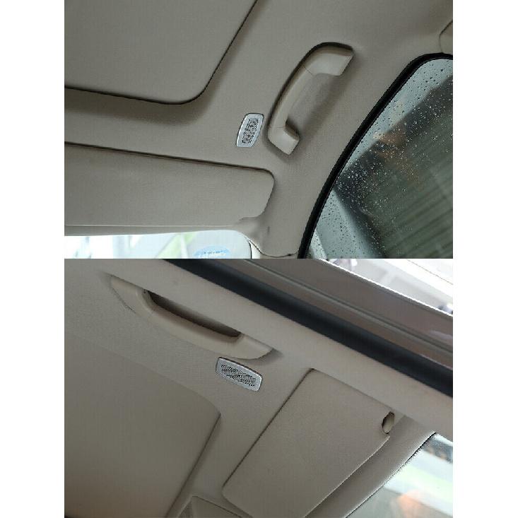 Roof Speaker Tweeter Mesh Cover Silver Alloy Trim For BMW 7 Series 09-14 F01 F02