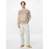 Uniqlo Lambswool Fair Isle Crew Neck Sweater