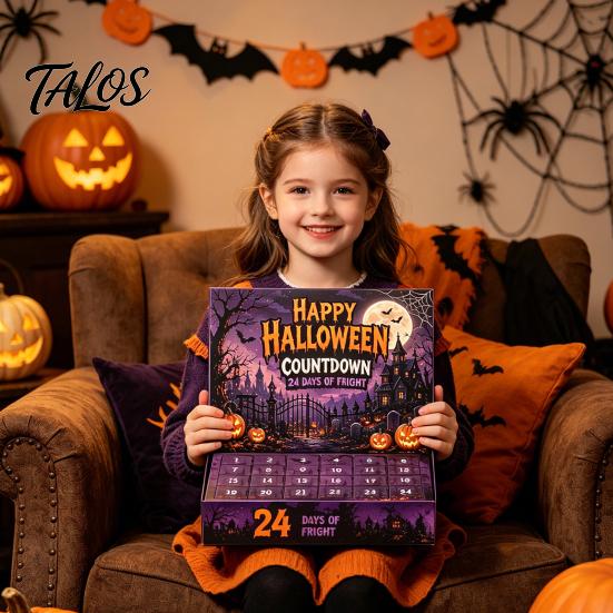 Halloween Gift for Kids Advent Calendar 2026, 24 Day Countdown Box with Figures, Family Holiday Toy Novelty Toys Kids, Spooky Party Favor, Collectible