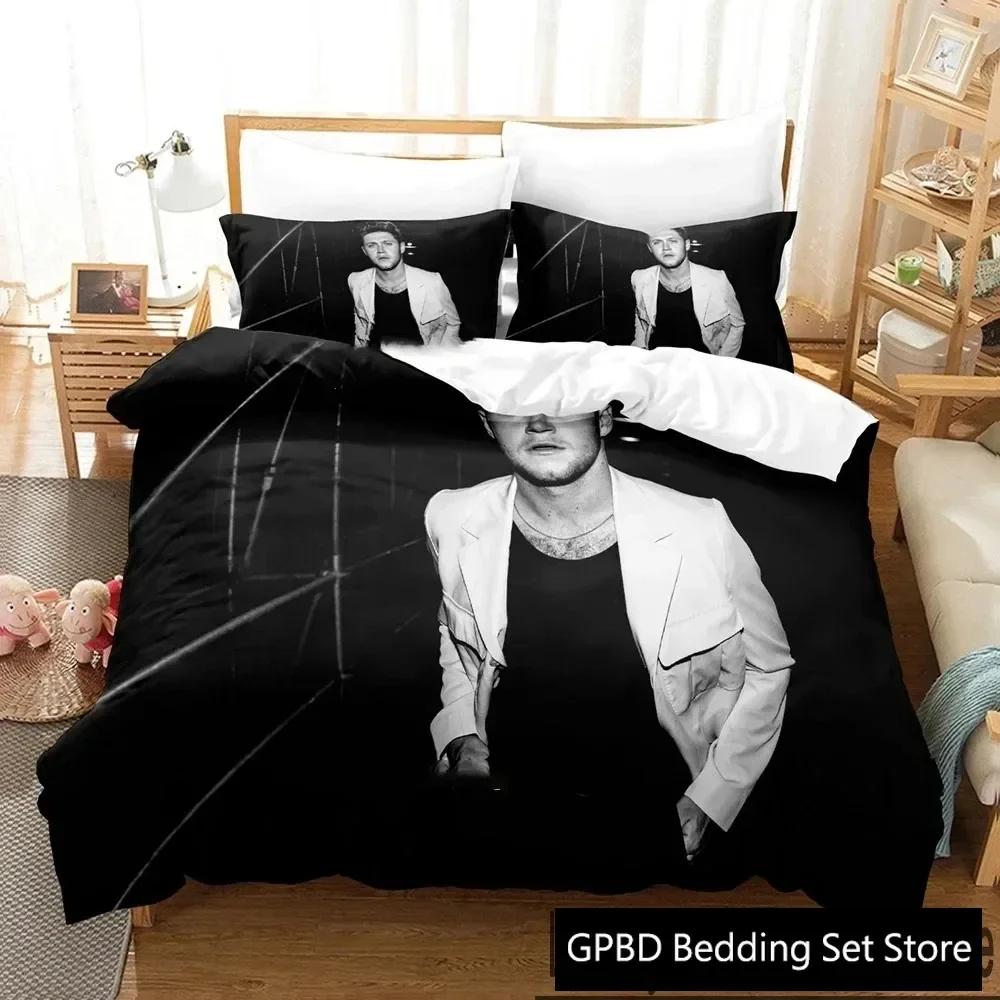3D Print Niall Horan Bedding Set Double Twin King Duvet Cover Comforter Pillowcase Boys Girls Adults Bedroom