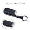 For Jeep Grand Cherokee Renegade Compass Dodge Charger Challenger Dart Chrysler Fiat 500X Black Transparent Key Fob Case Cover