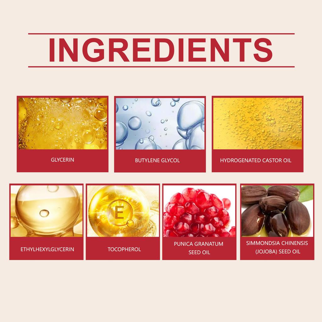 Ulei Nutritiv din Semințe de Rodie Hrănește Pielea Feței și Părul, Menține Elasticitatea și Fortifică Părul cu Ulei, 60ML