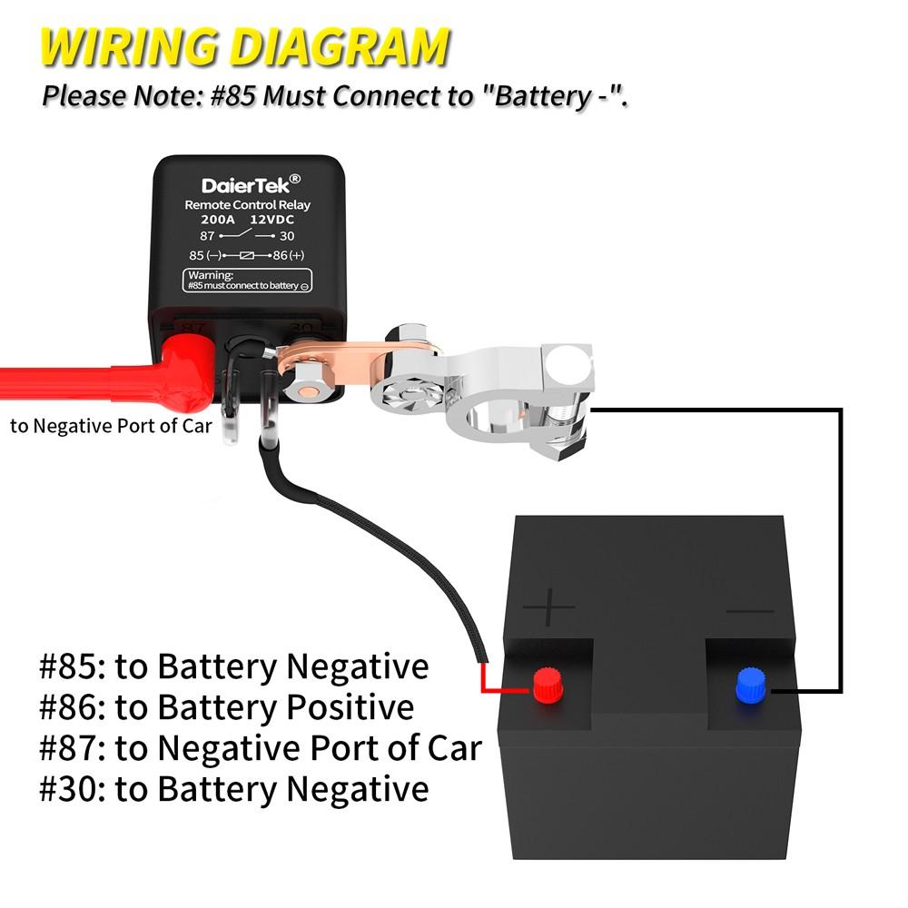 12V 250A Circuit Breaker Switch with Remote Control