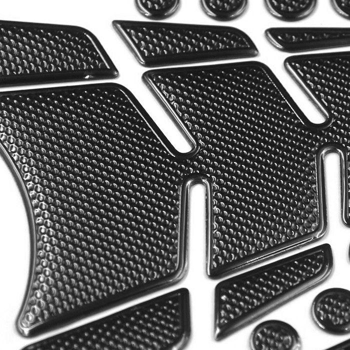 Universal Motorcycle Tank Protector Zaddox TF2 - Black Tankpad Set