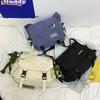 Lipano Harajuku Donkere Stijl Japanse Messenger Bag Literaire Straatfoto Student Nylon Schouder Messenger Bag