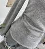 Korean Style Off-Shoulder Bow Slim Fit Long-Sleeve Women's Top